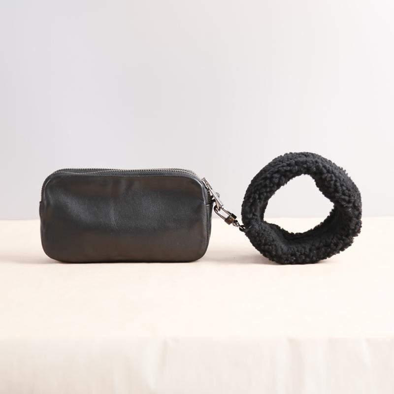 Clutch Bag Genuine Leather Lux - Interior Design Warm 评论和价格
