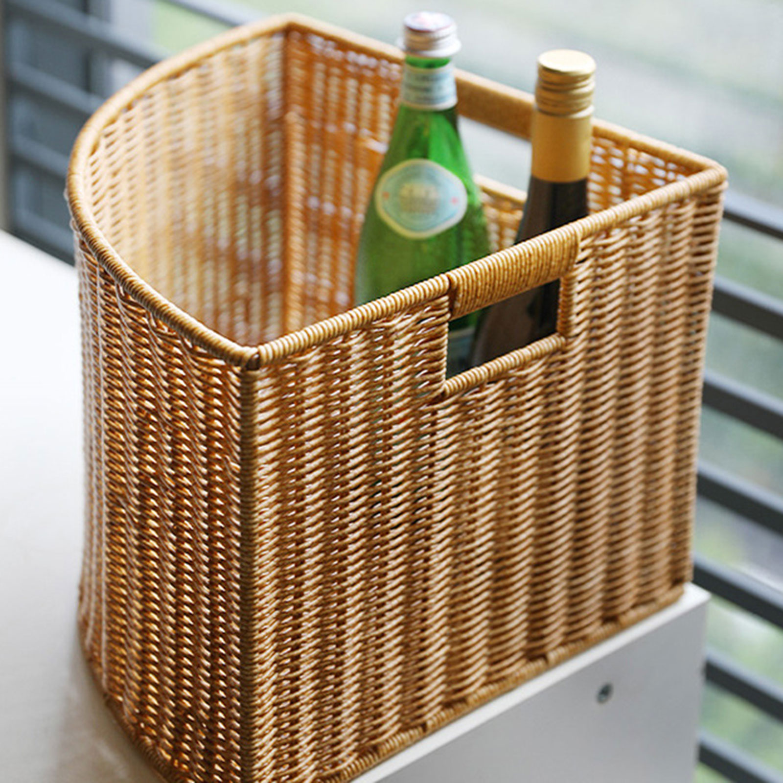 Corner Storage Basket Woven Or - Woven Basket Set 评论和价格