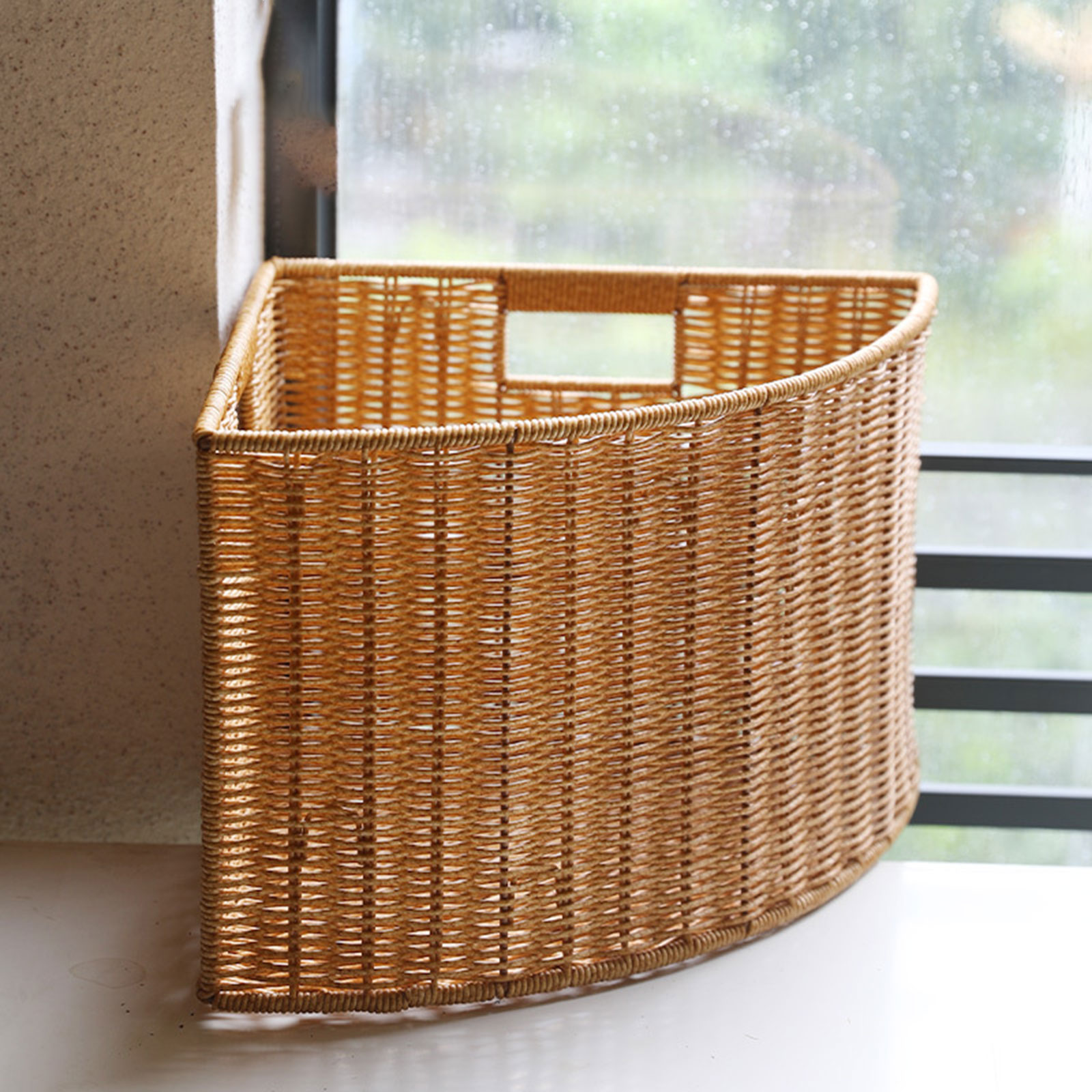 Corner Storage Basket Woven Or - Woven Basket Set 评论和价格