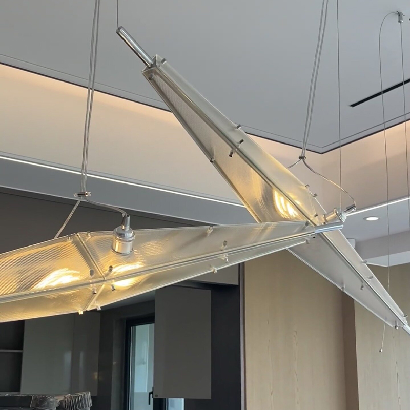 LED Glass Chandelier Minimalis - Interior Design Hall 评论和价格
