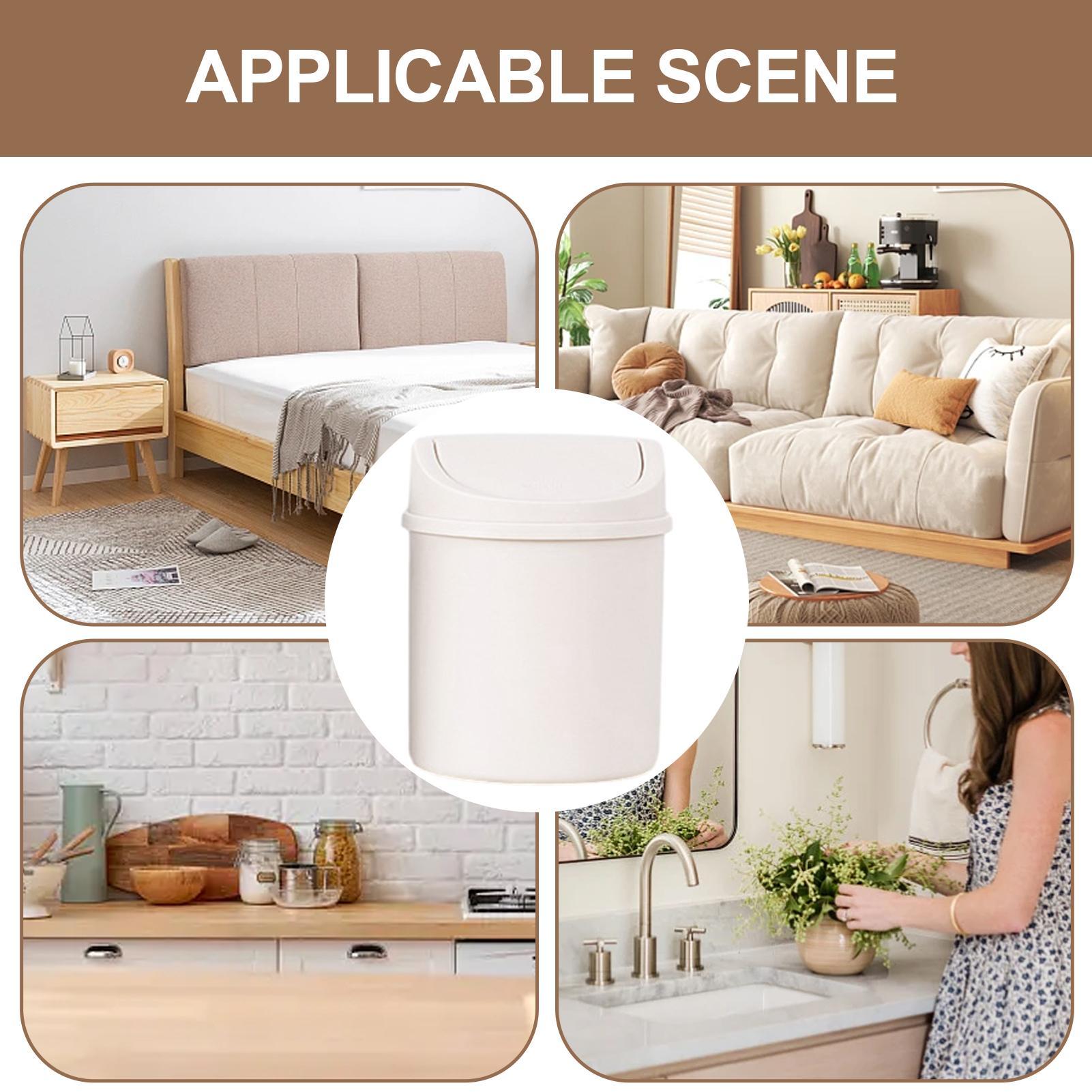 Mini Waste Bin Desktop Garbage - Interior Design Office Space 评论和价格