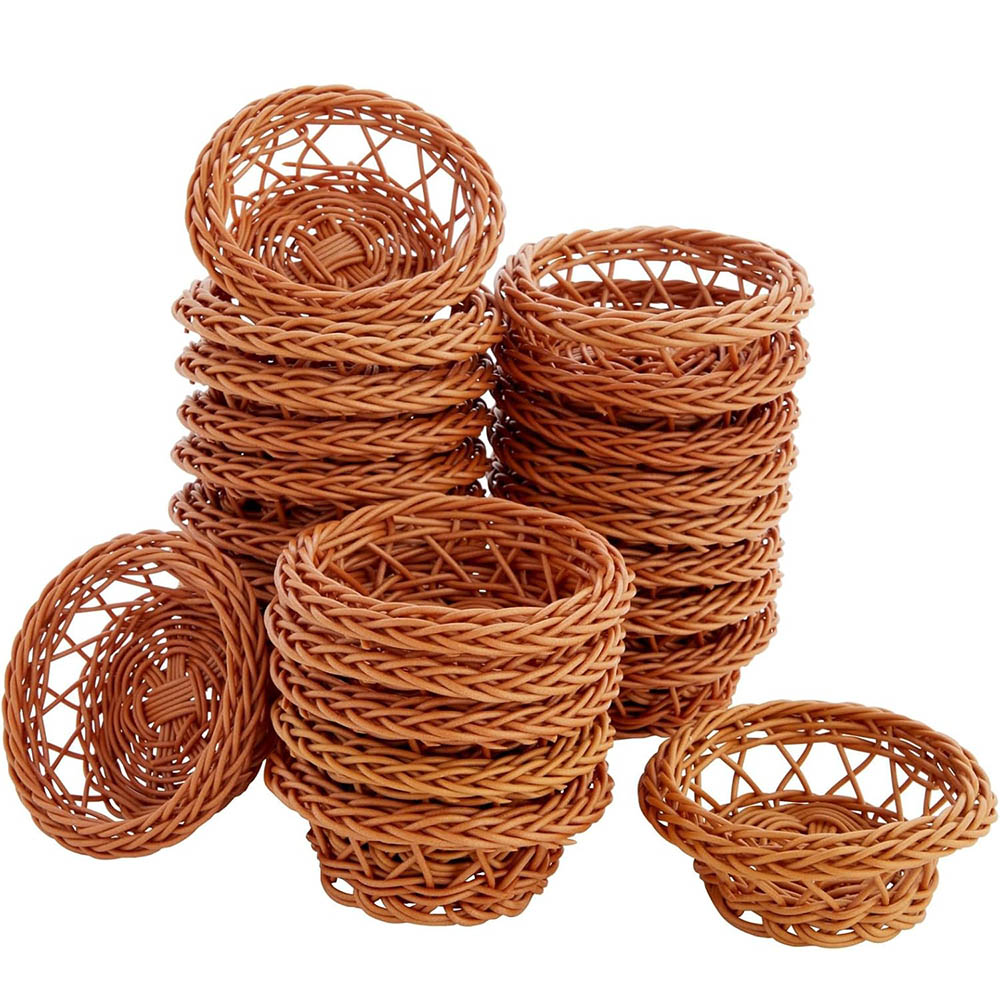 Mini Woven Basket Set - 3.1 x  - Woven Basket Set 评论和价格