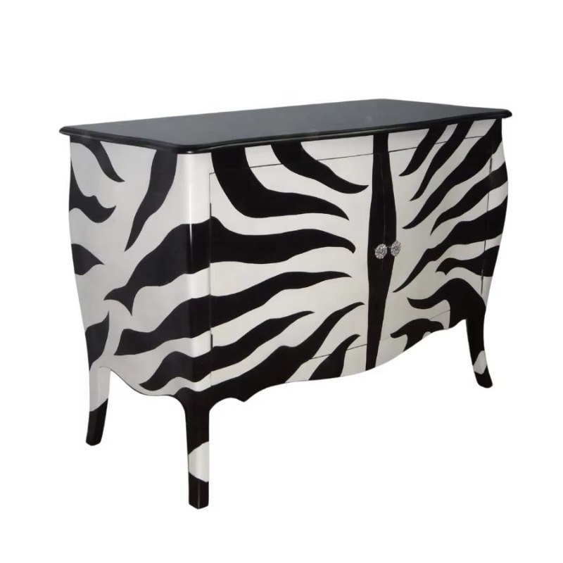 Black and White Zebra Painted  - Interior Design Monochrome 评论和价格