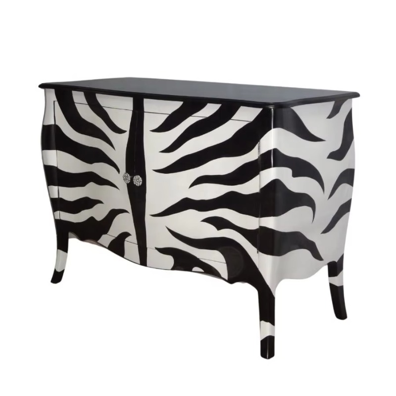 Black and White Zebra Painted  - Interior Design Monochrome 评论和价格