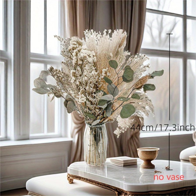 45Pcs Boho Rustic Mixed Dried  - Dried Pampas Bundle 评论和价格