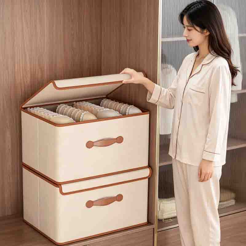 Large Capacity with Lid Wardro - Woven Basket Set 评论和价格
