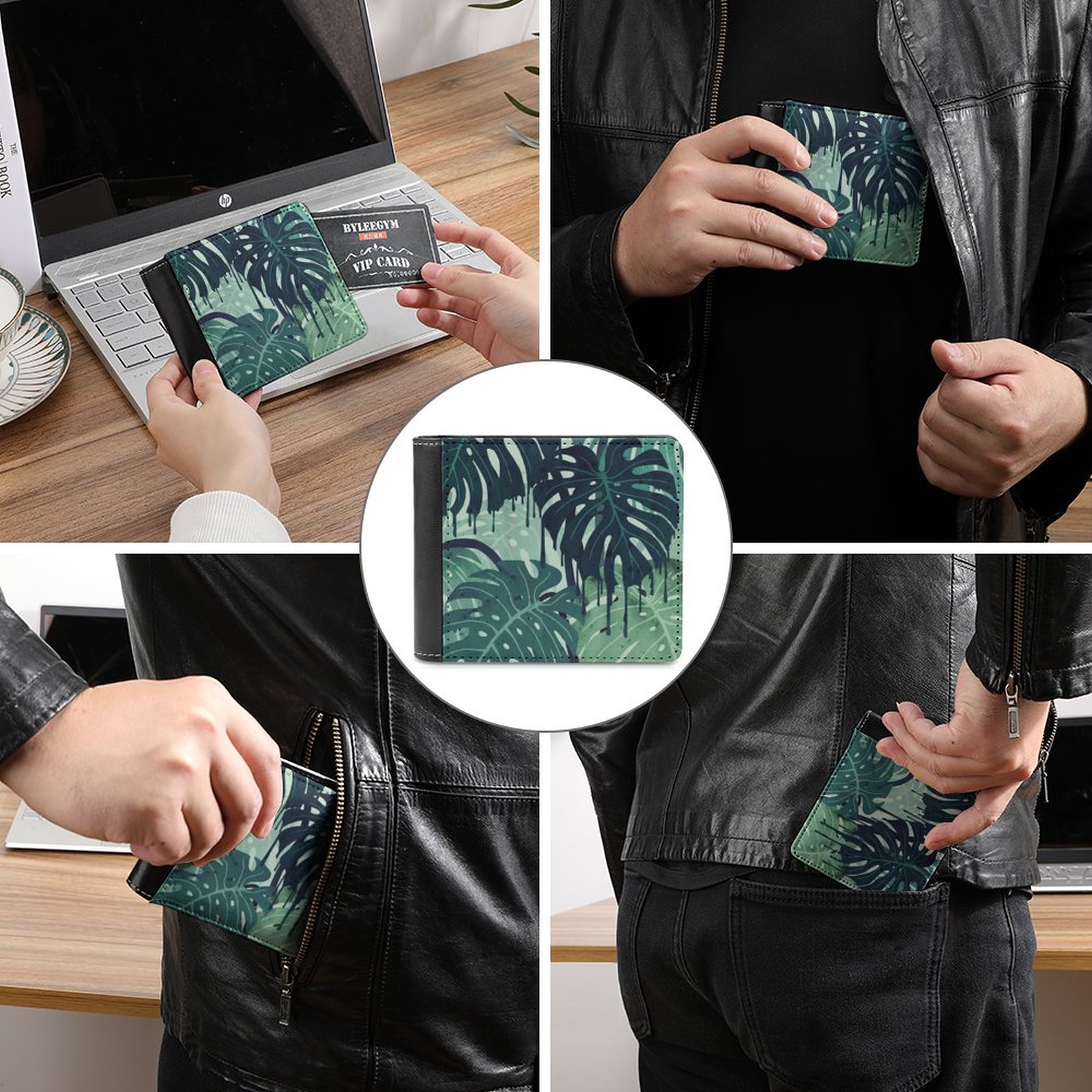 Initech New Men Wallets Pu Lea - Interior Design Office Space 评论和价格