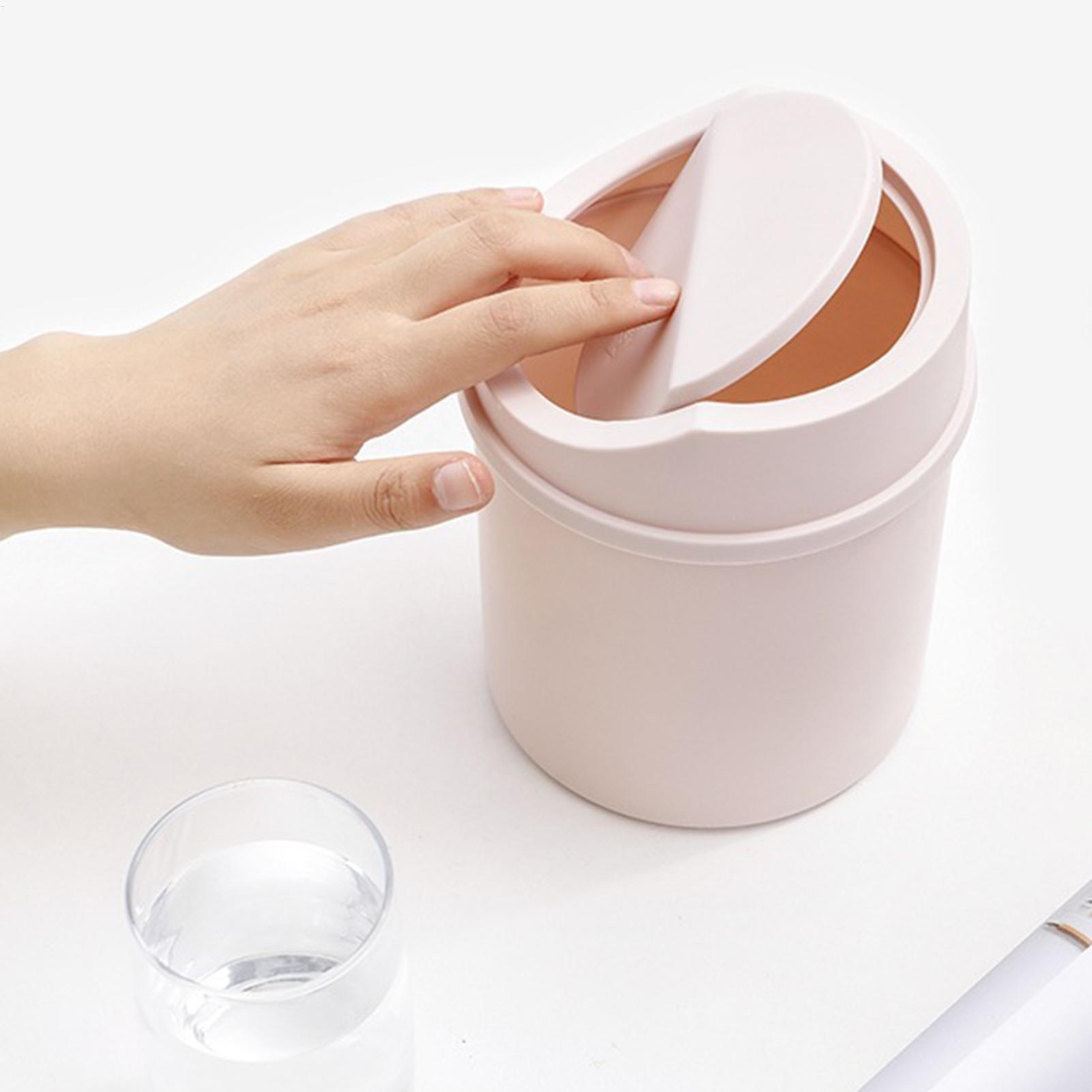 1pc Mini Plastic Desktop Trash - Interior Design Office Space 评论和价格