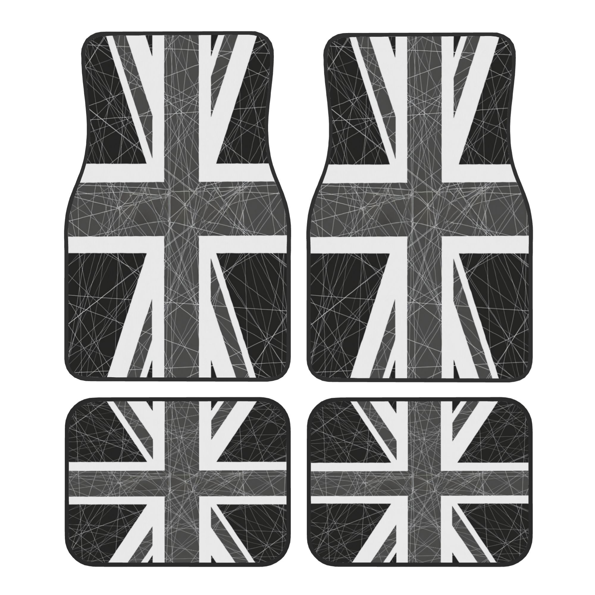 4pcs Monochrome Union Jack Fla - Interior Design Monochrome 评论和价格
