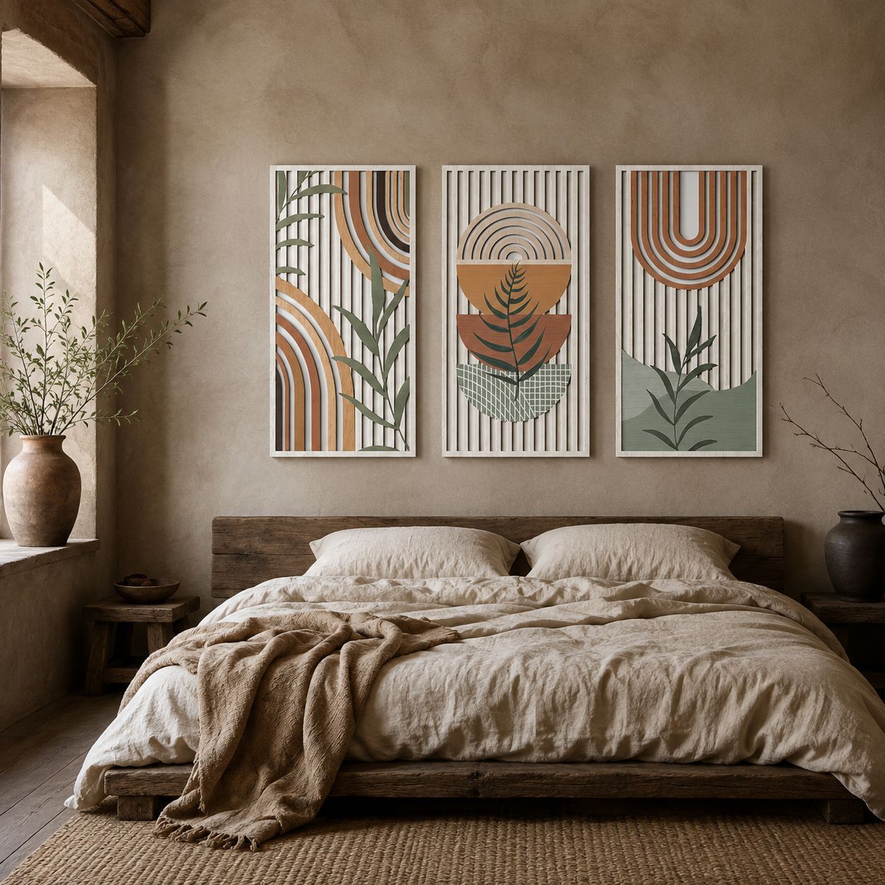 Natural Wood Wall Decor Semici - Interior Design Office Space 评论和价格