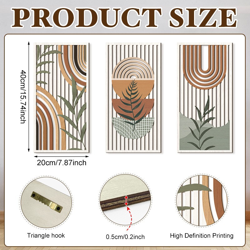 Natural Wood Wall Decor Semici - Interior Design Office Space 评论和价格