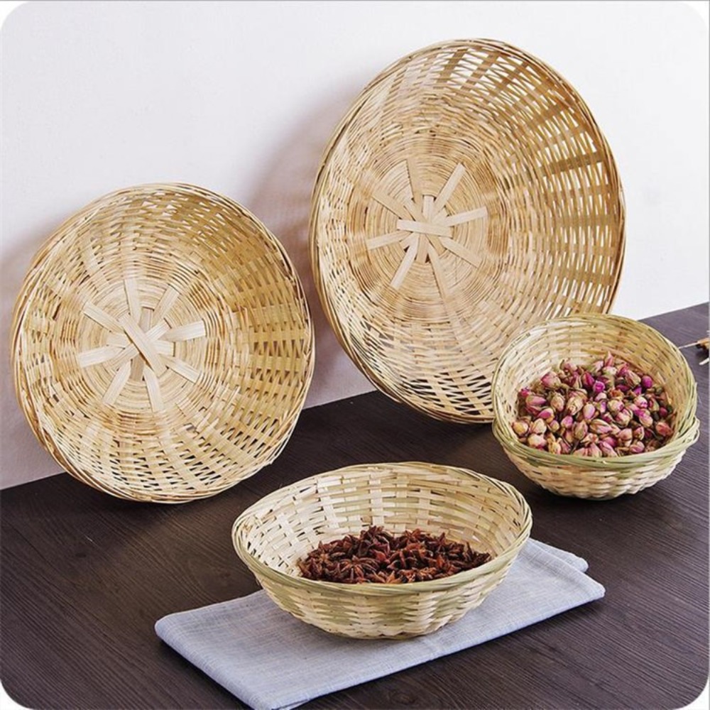 Vegetable Food Storage Basket  - Woven Basket Set 评论和价格