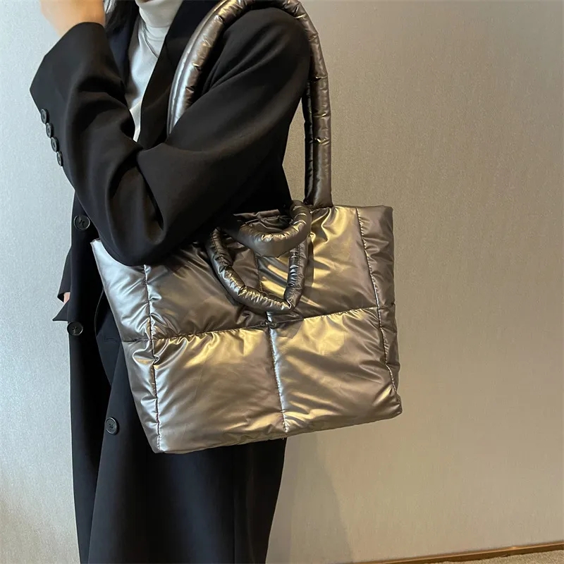 Designer Puffy Shoulder Bag Wo - Interior Design Warm 评论和价格